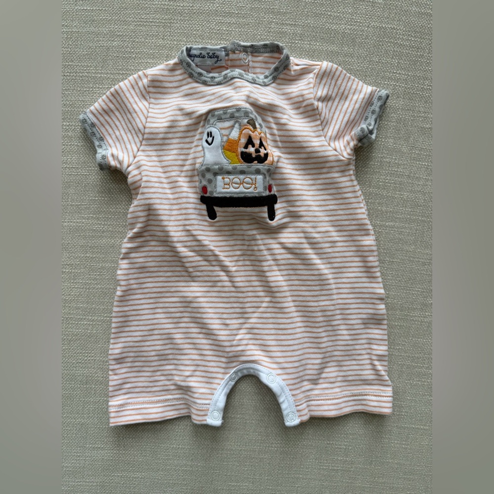 Magnolia Baby Halloween Onesie Button Romper